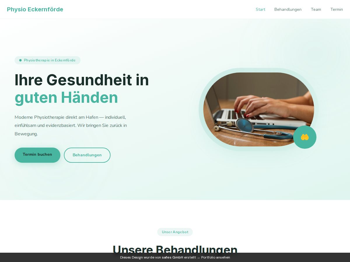 Physiotherapie Eckernförde Live-Vorschau